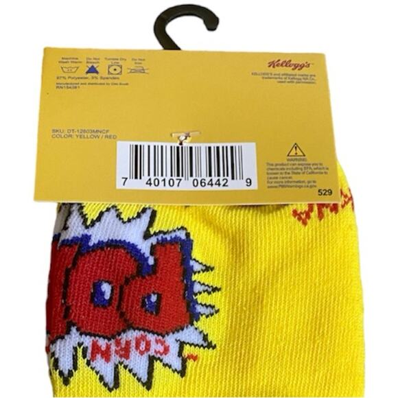 Kellogg’s Corn Pops Novelty Crew Socks - Picture 5 of 6